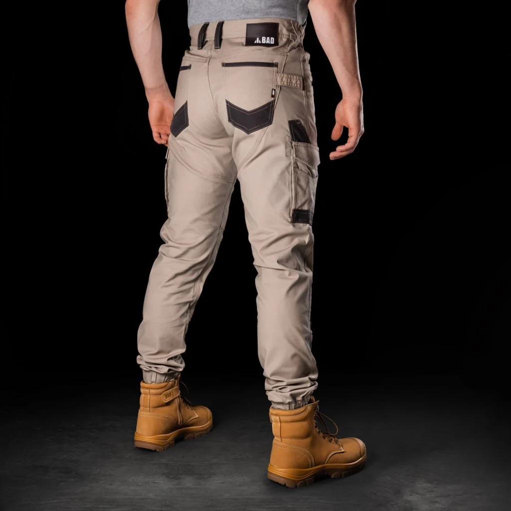 BAD ATTITUDE™ SLIM FIT CUFFED WORK PANTS - Image 3