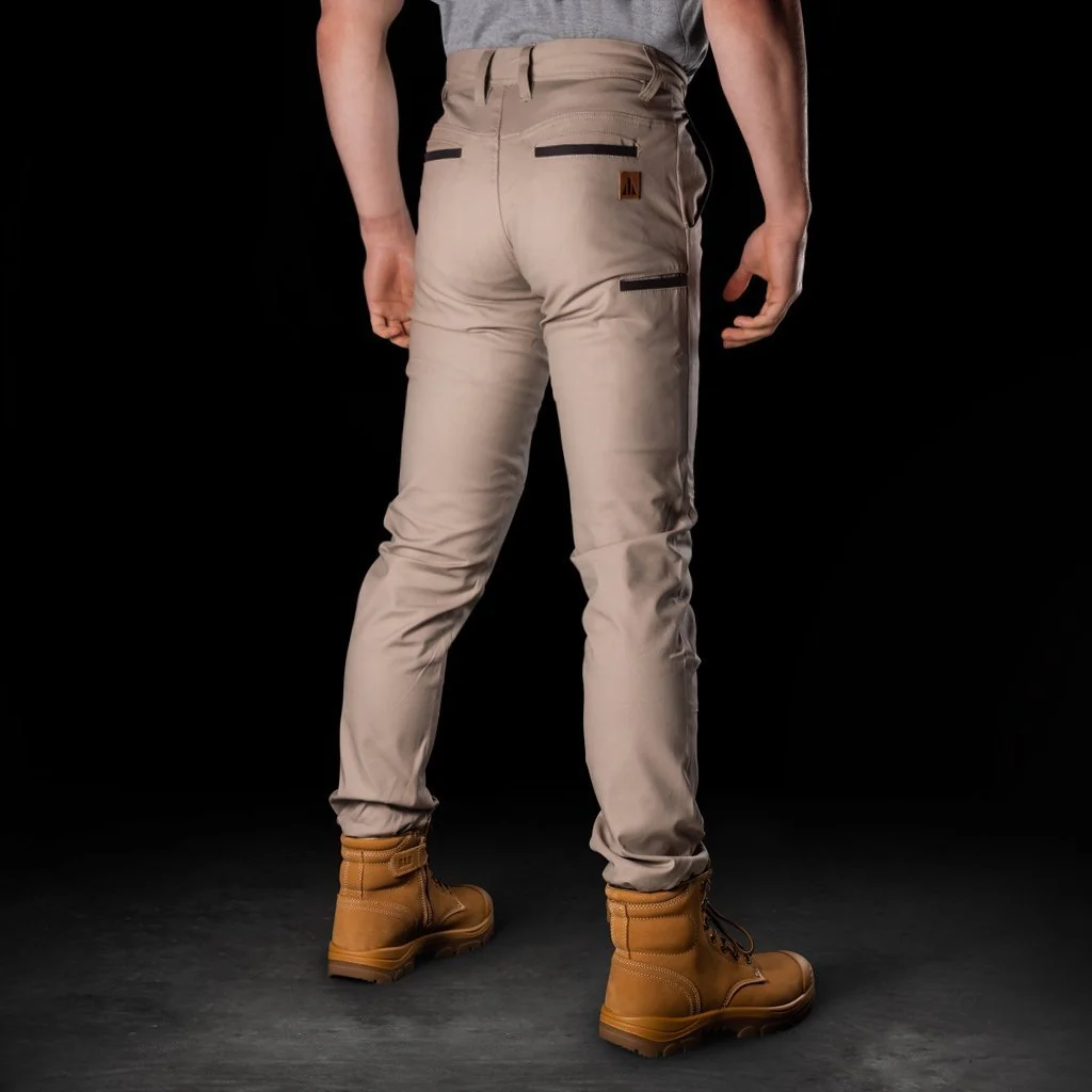 BAD 247™ SLIM FIT CUFFED CHINO WORK PANTS - Image 3