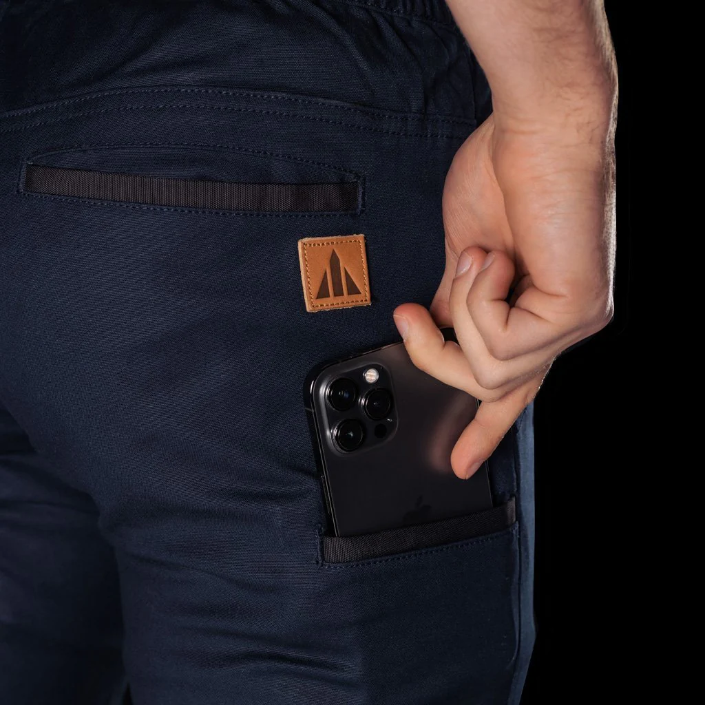 BAD 247™ SLIM FIT CUFFED ELASTIC WAIST CHINO WORK PANTS - Image 11