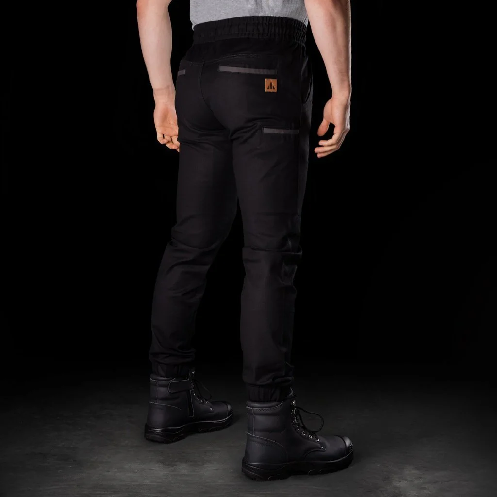 BAD 247™ SLIM FIT CUFFED ELASTIC WAIST CHINO WORK PANTS - Image 15