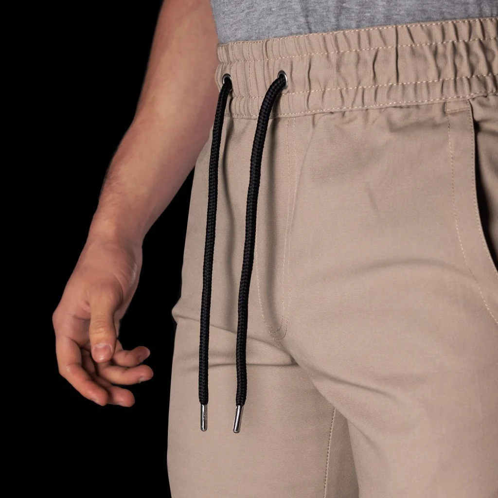BAD 247™ SLIM FIT CUFFED ELASTIC WAIST CHINO WORK PANTS - Image 6