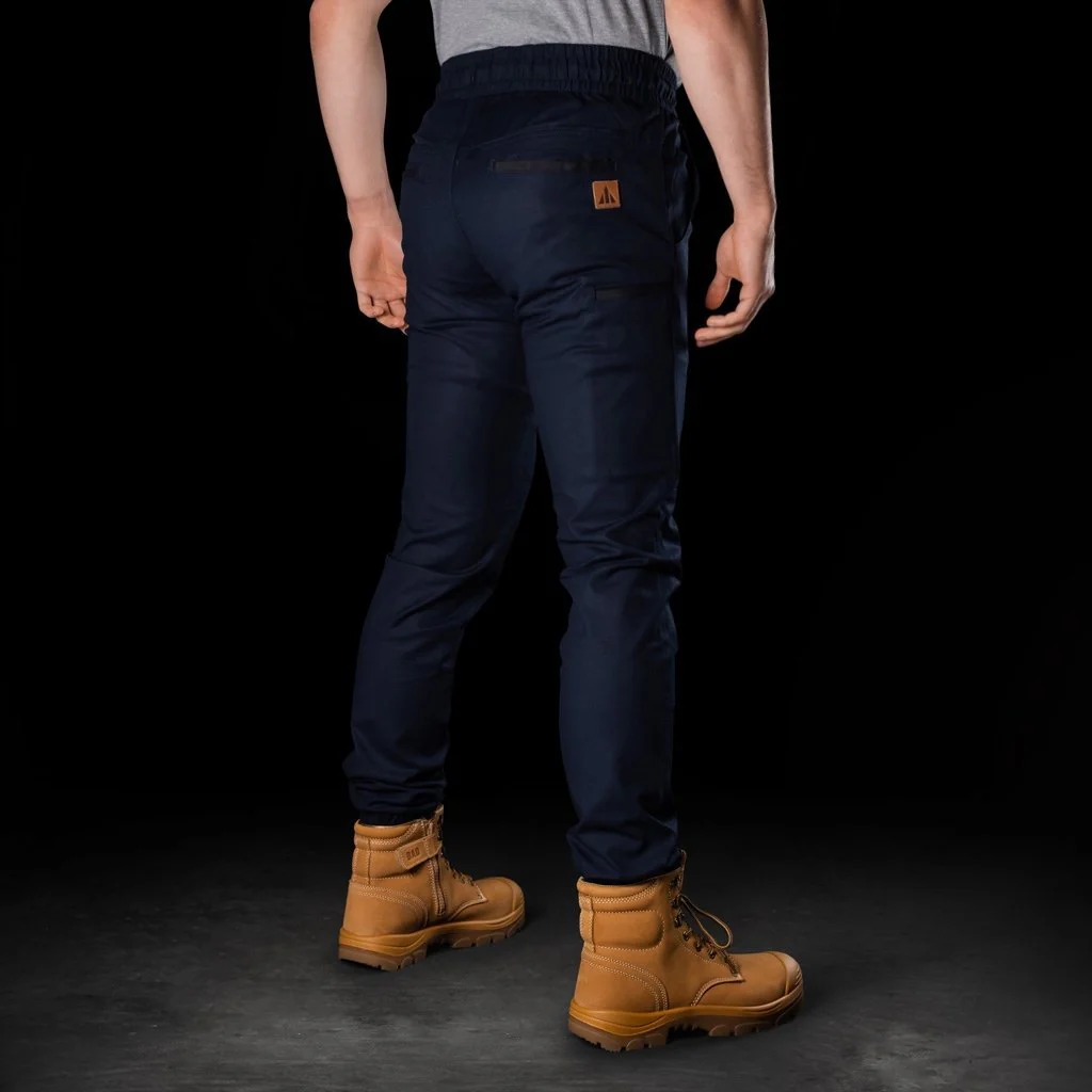BAD 247™ SLIM FIT CUFFED ELASTIC WAIST CHINO WORK PANTS - Image 9