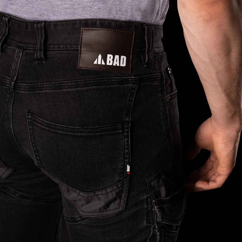 BAD ATTITUDE™ SLIM FIT DENIM WORK JEANS - Image 10
