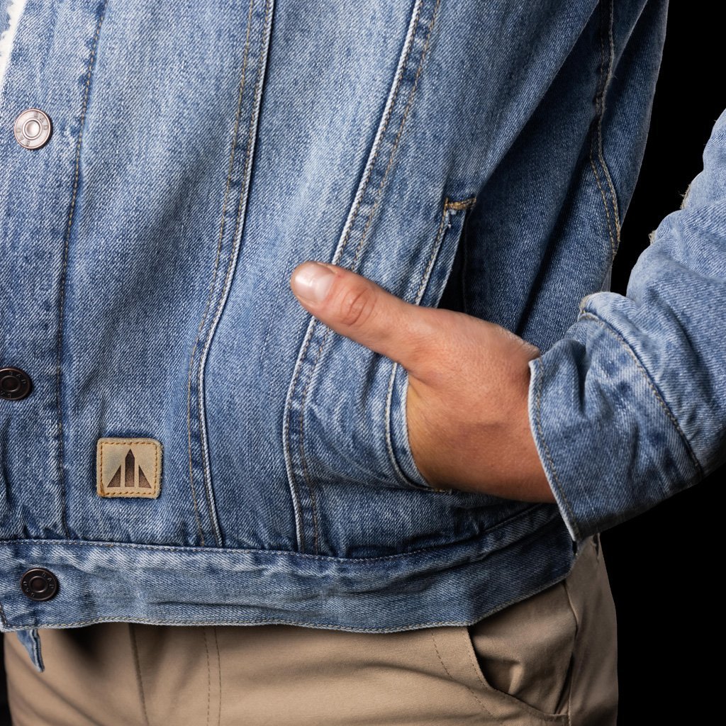 BAD DENIM SHERPA JACKET - Image 7