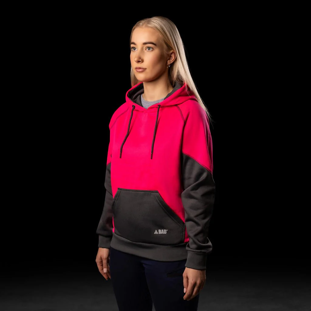 BAD WOMENS ESSENTIAL™ HI-VIS FLEECE HOODIE - Image 14