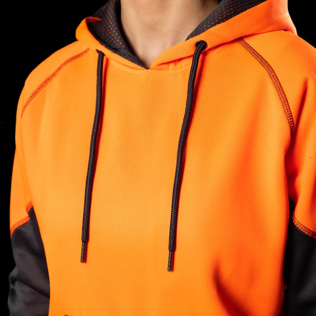 BAD WOMENS ESSENTIAL™ HI-VIS FLEECE HOODIE - Image 4
