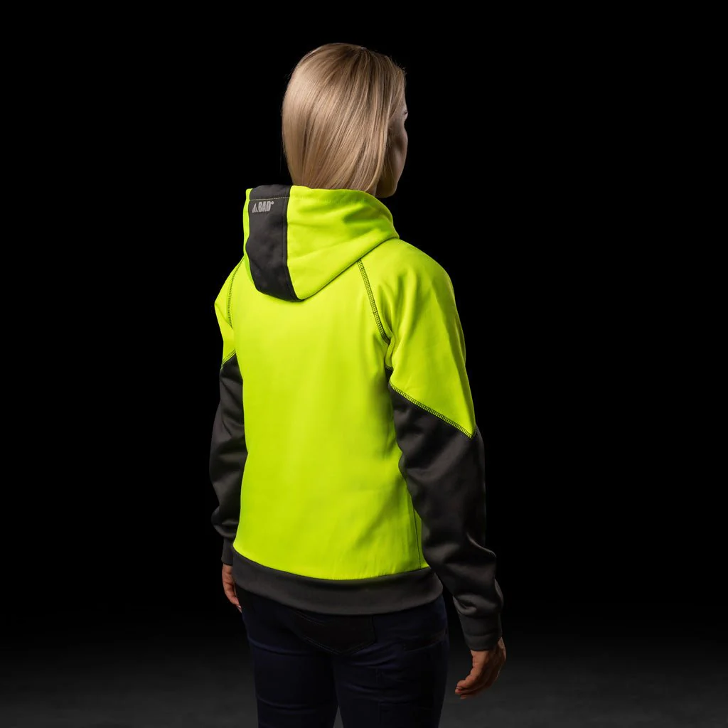 BAD WOMENS ESSENTIAL™ HI-VIS FLEECE HOODIE - Image 9