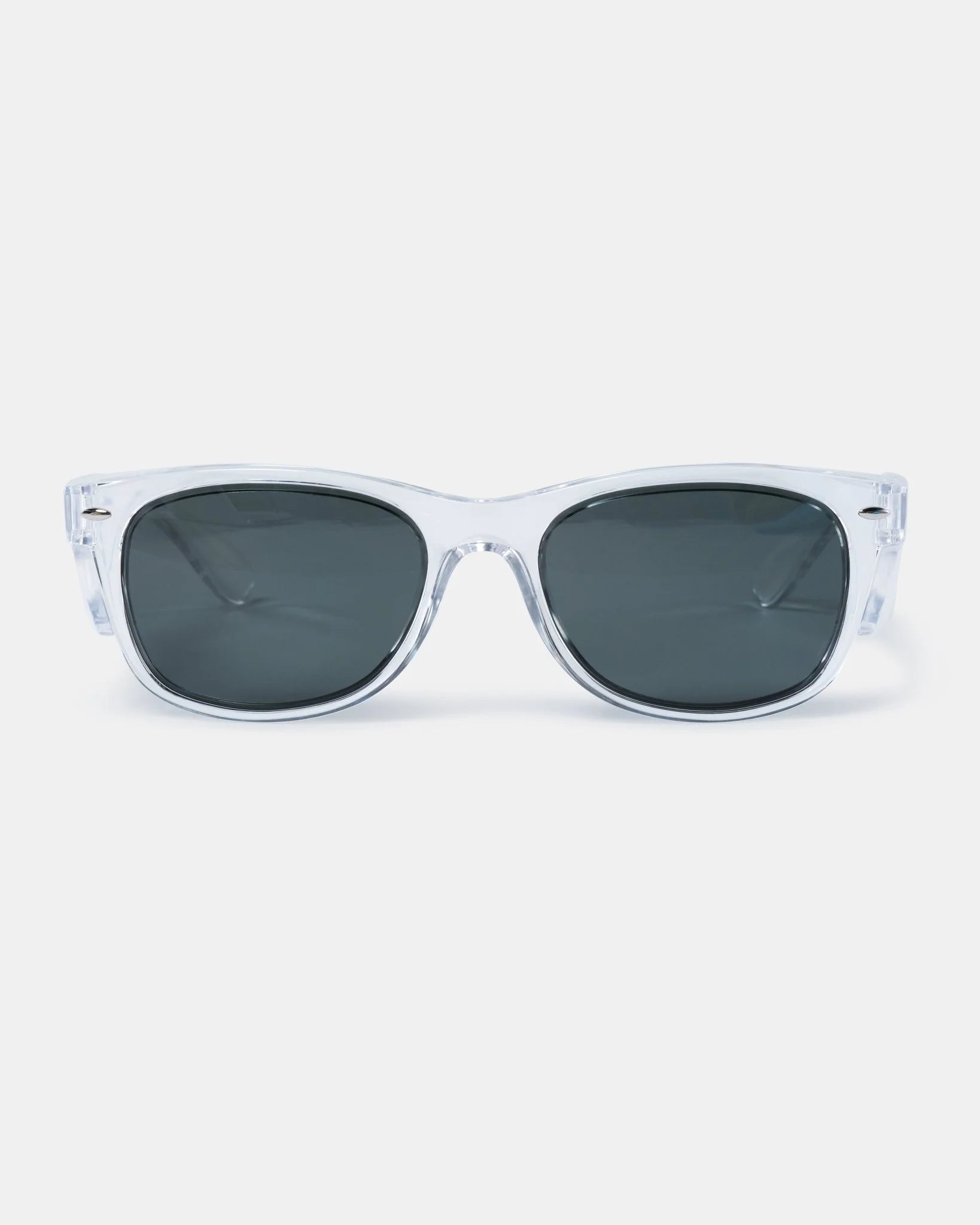 BAD LUCID™ POLARISED SAFETY SUNGLASSES (CLEAR/BLACK) - Image 2