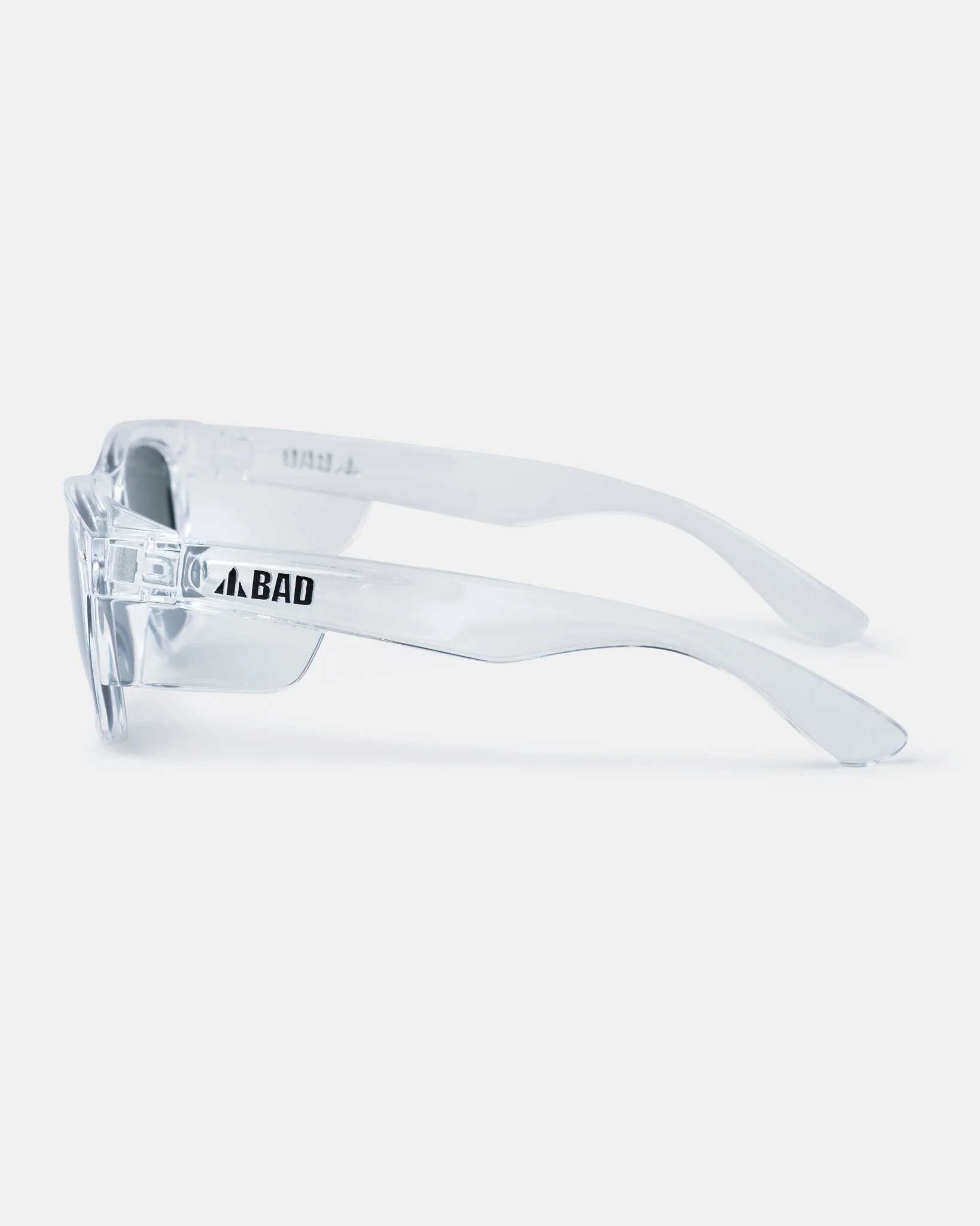 BAD LUCID™ POLARISED SAFETY SUNGLASSES (CLEAR/BLACK) - Image 3