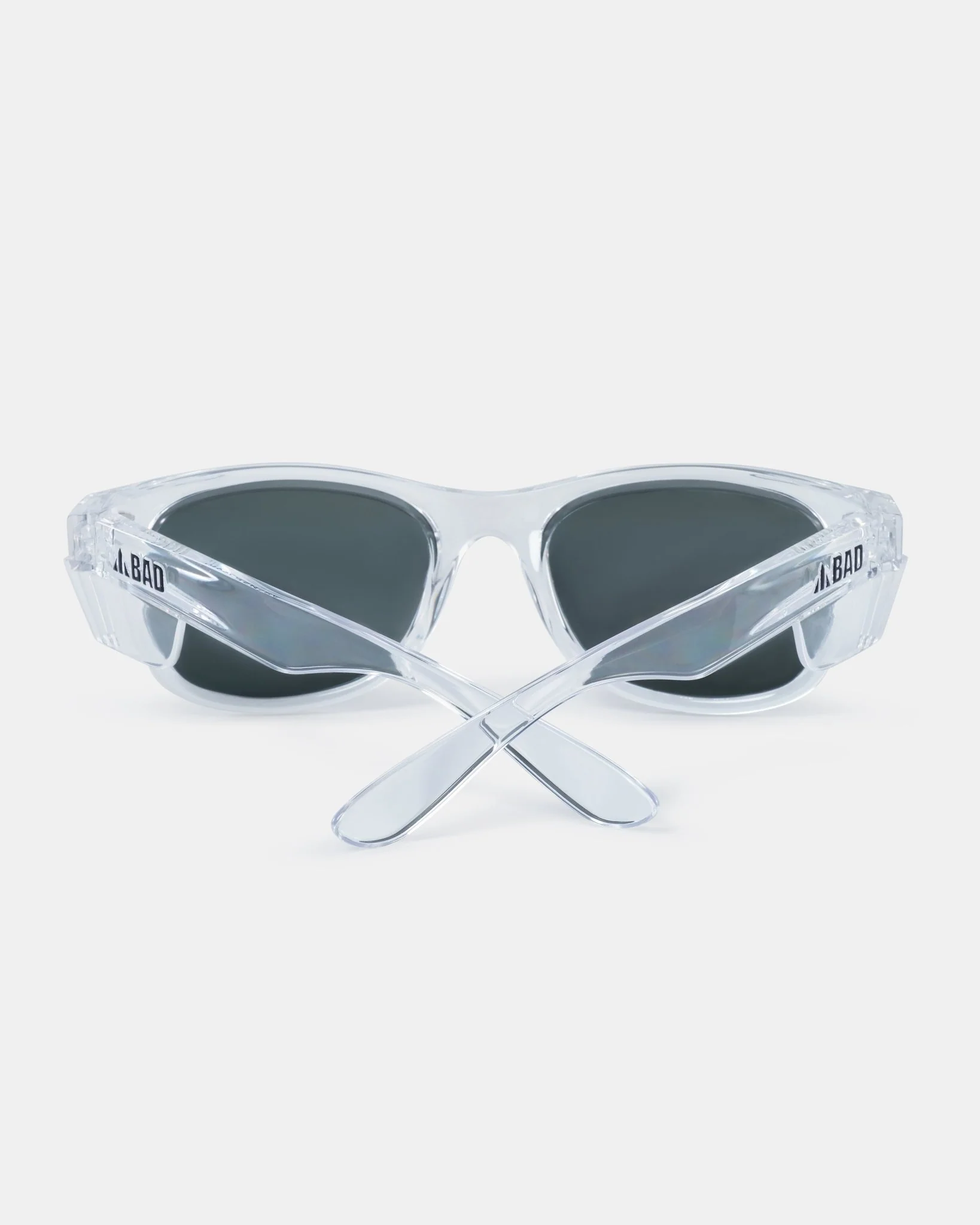BAD LUCID™ POLARISED SAFETY SUNGLASSES (CLEAR/BLACK) - Image 4