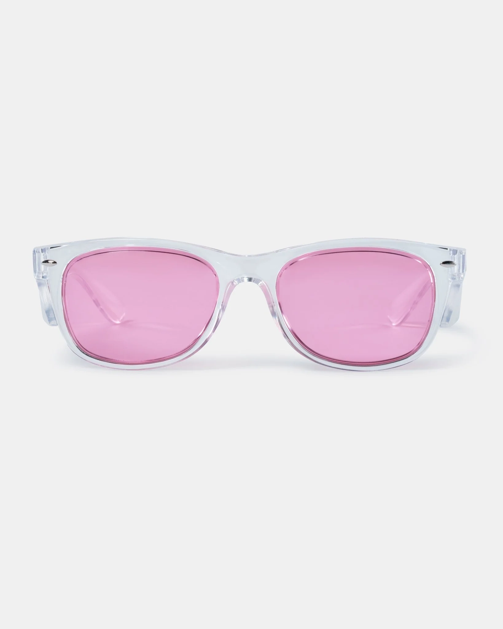 BAD LUCID™ POLARISED SAFETY SUNGLASSES (CLEAR/PINK) - Image 2