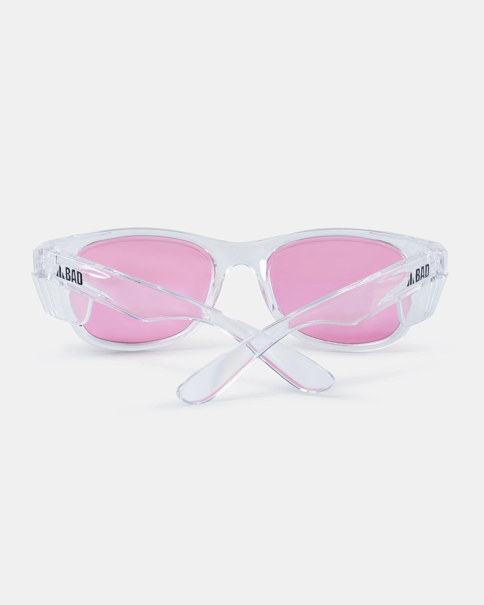 BAD LUCID™ POLARISED SAFETY SUNGLASSES (CLEAR/PINK) - Image 4