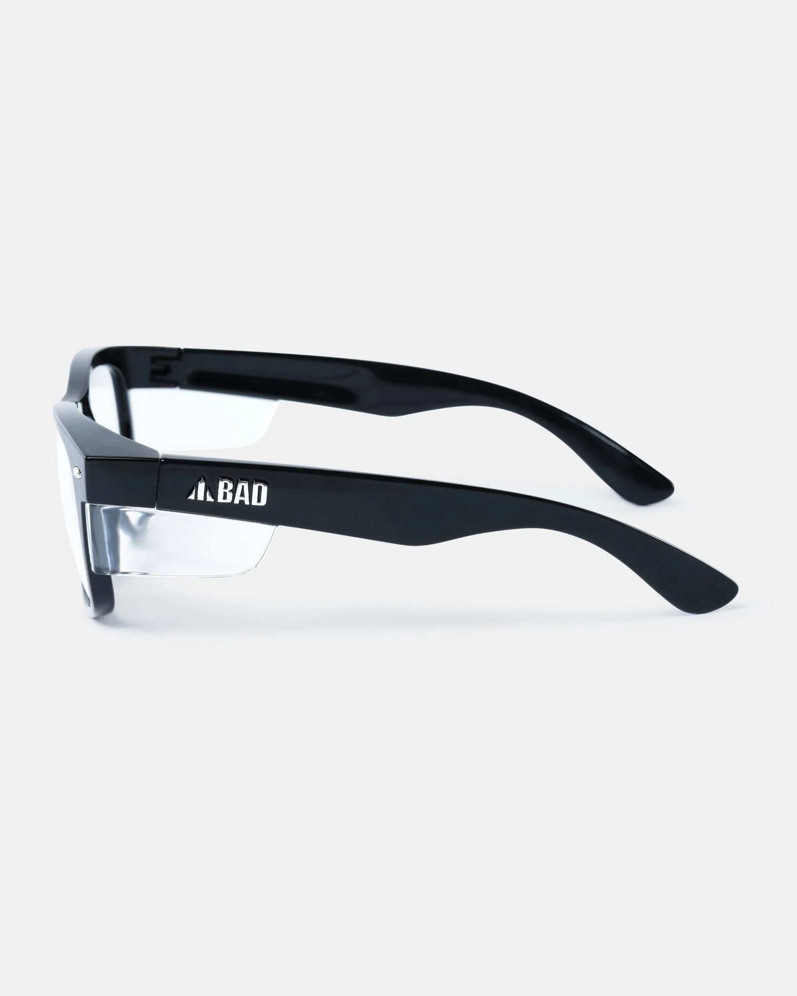 BAD LUCID™ SAFETY GLASSES (BLACK/CLEAR) - Image 3