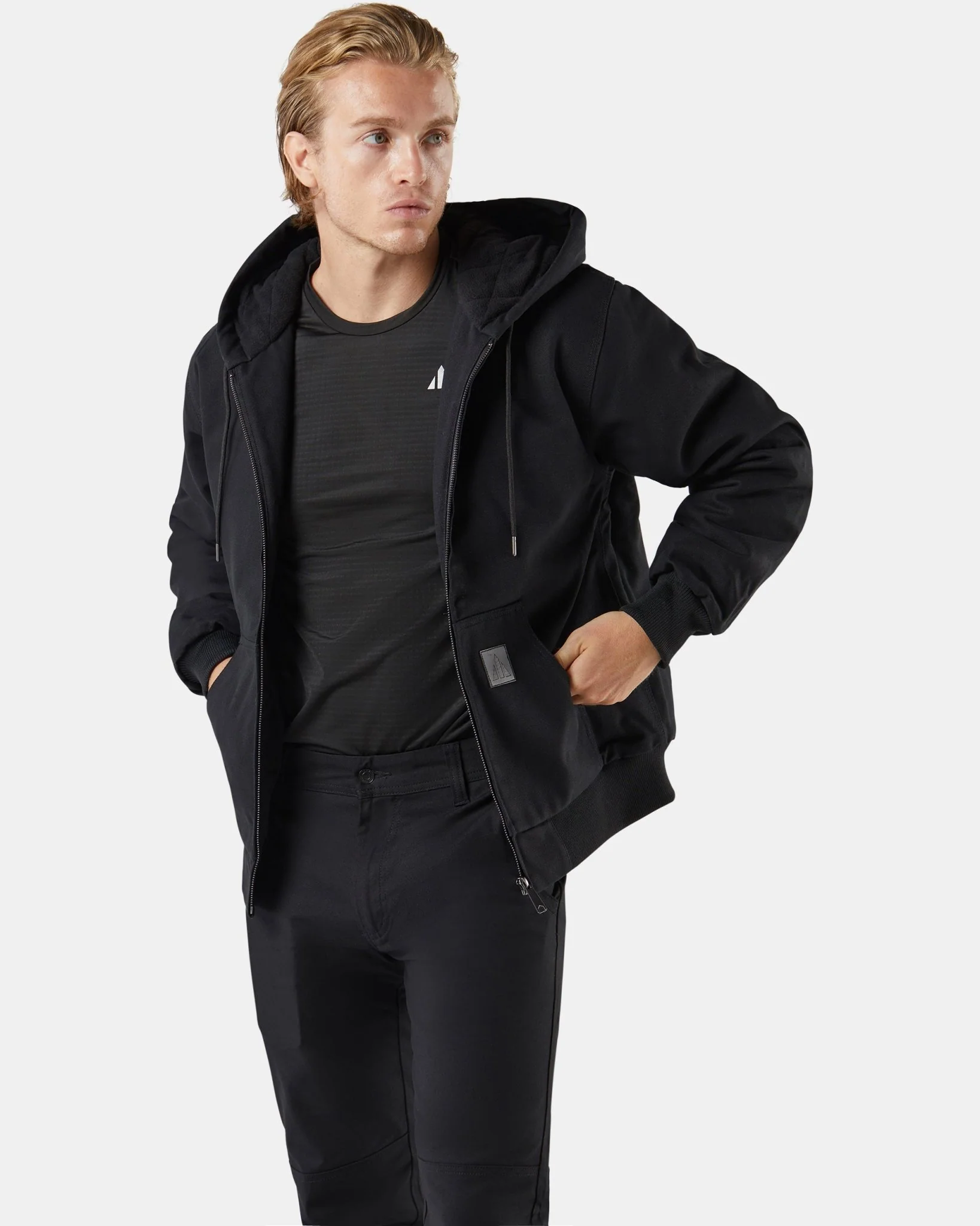 BAD MICHIGAN™ HEAVY-DUTY COTTON CANVAS HOODED JACKET - Image 10