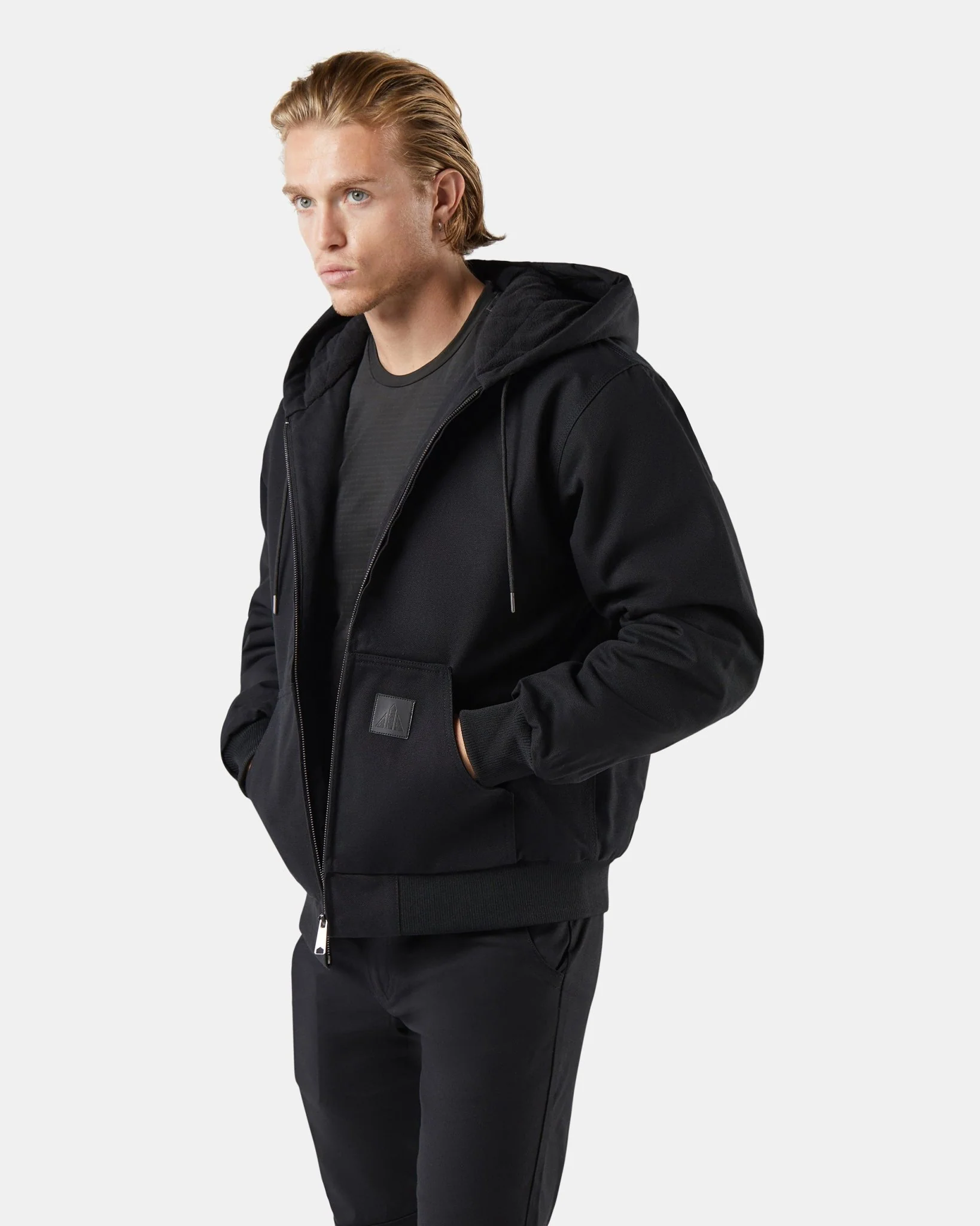 BAD MICHIGAN™ HEAVY-DUTY COTTON CANVAS HOODED JACKET - Image 11