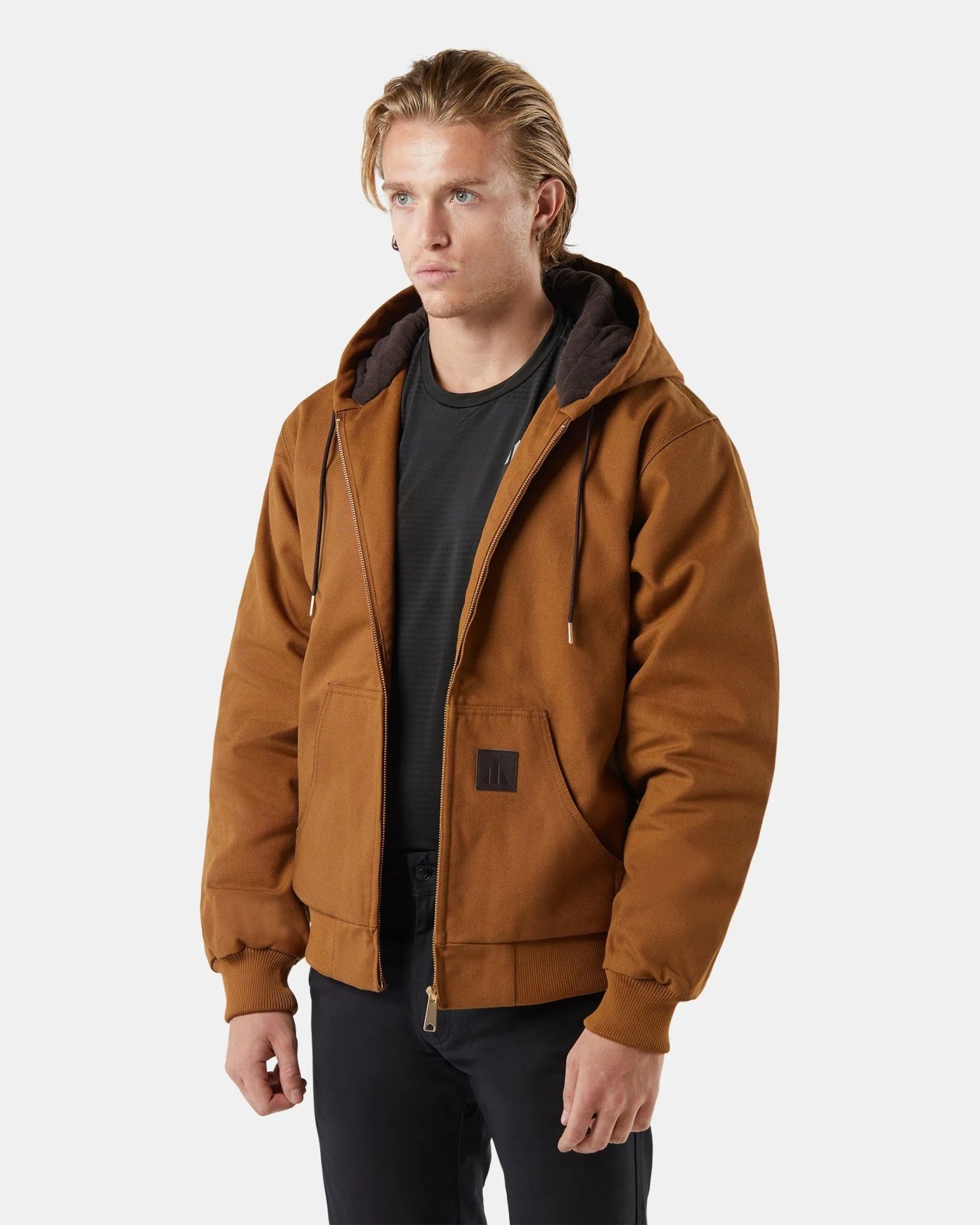 BAD MICHIGAN™ HEAVY-DUTY COTTON CANVAS HOODED JACKET - Image 13