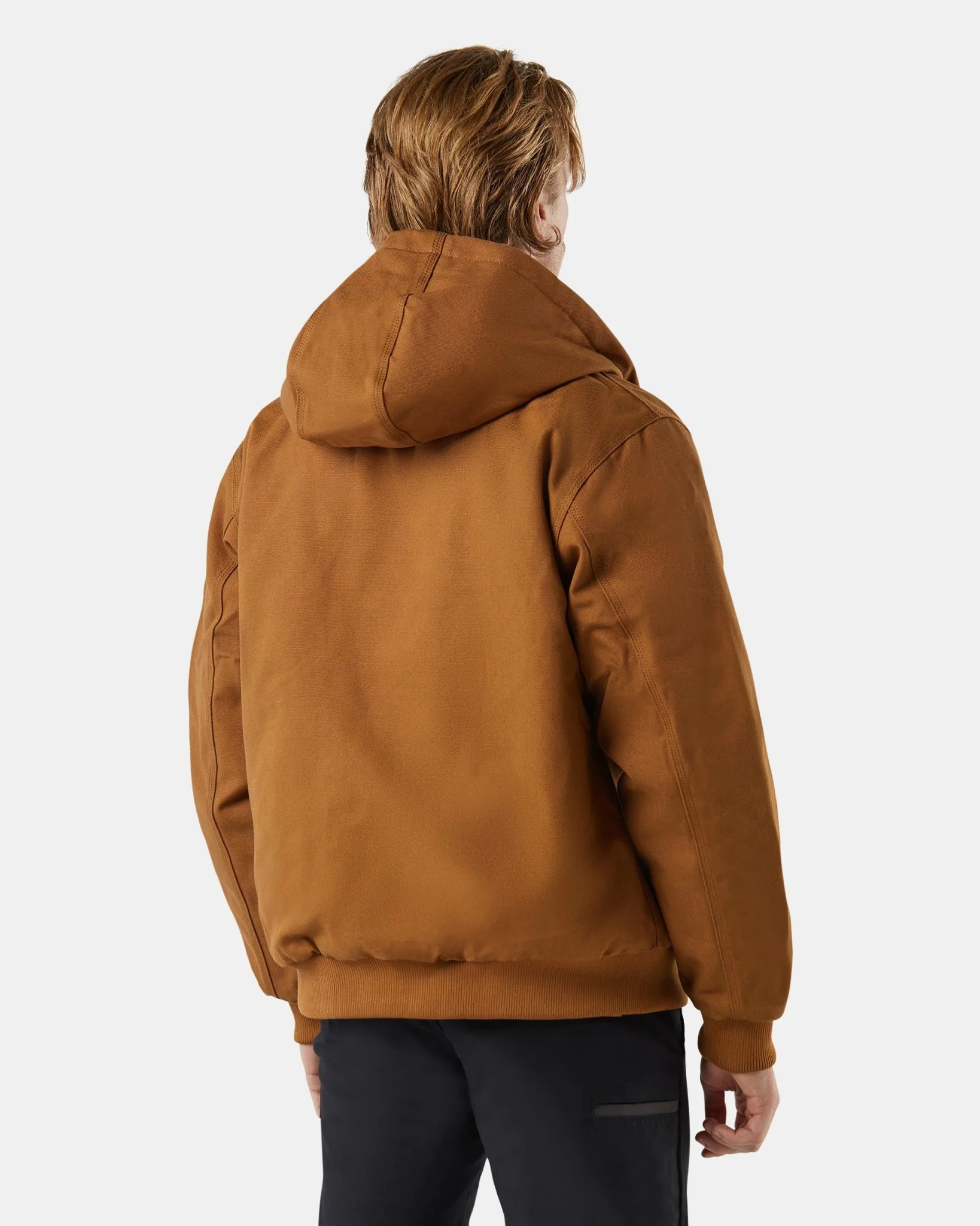 BAD MICHIGAN™ HEAVY-DUTY COTTON CANVAS HOODED JACKET - Image 15