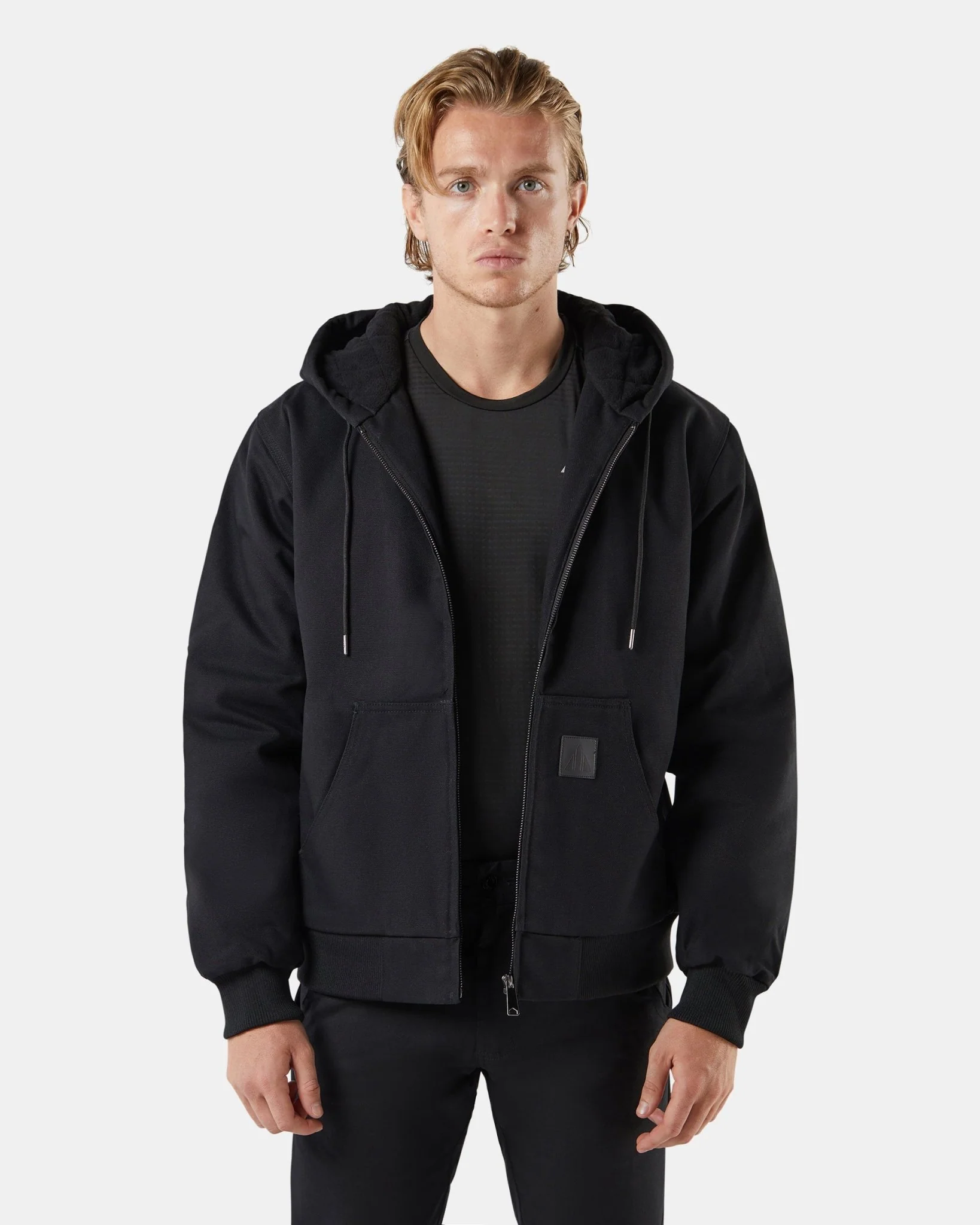BAD MICHIGAN™ HEAVY-DUTY COTTON CANVAS HOODED JACKET - Image 2