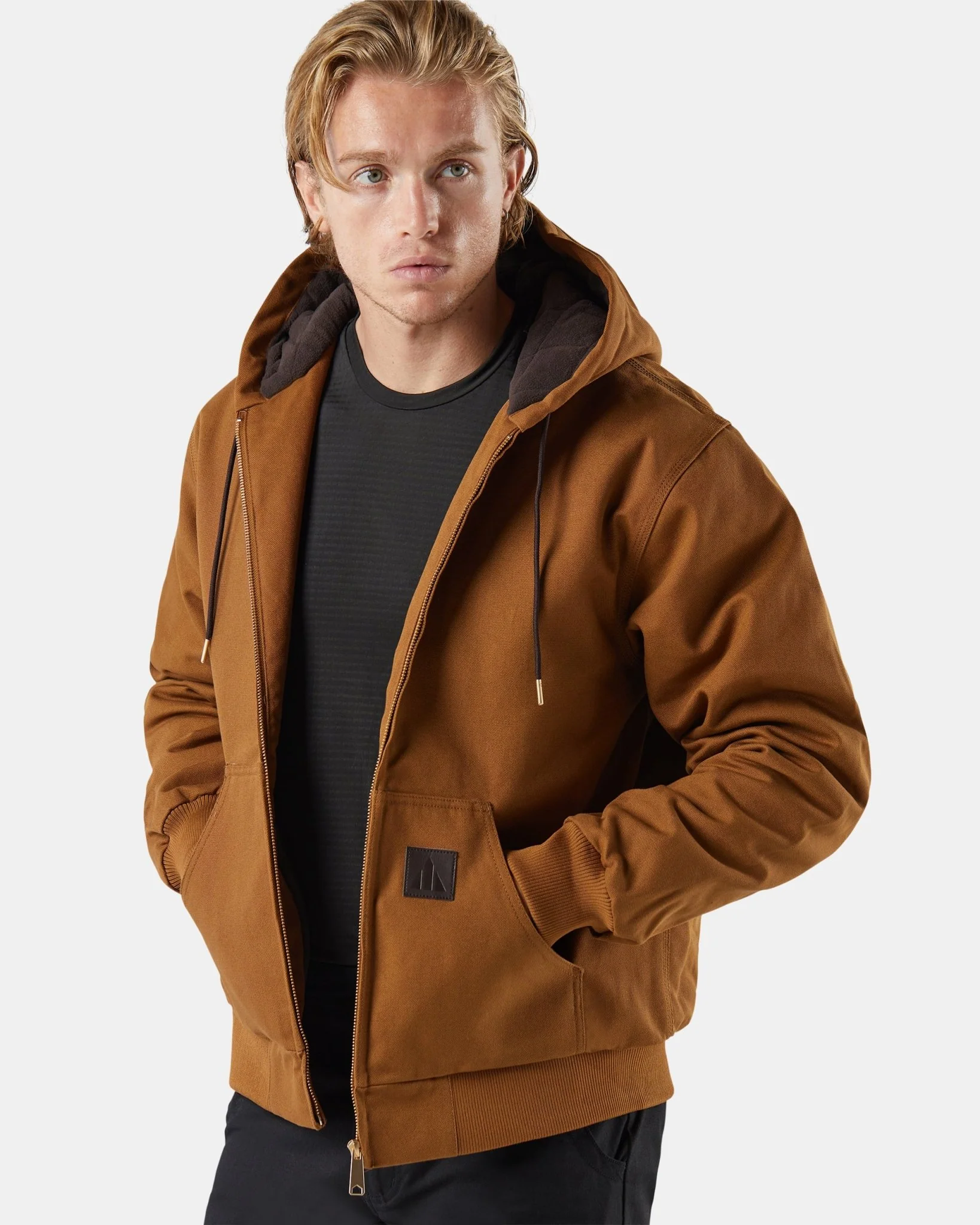 BAD MICHIGAN™ HEAVY-DUTY COTTON CANVAS HOODED JACKET - Image 21