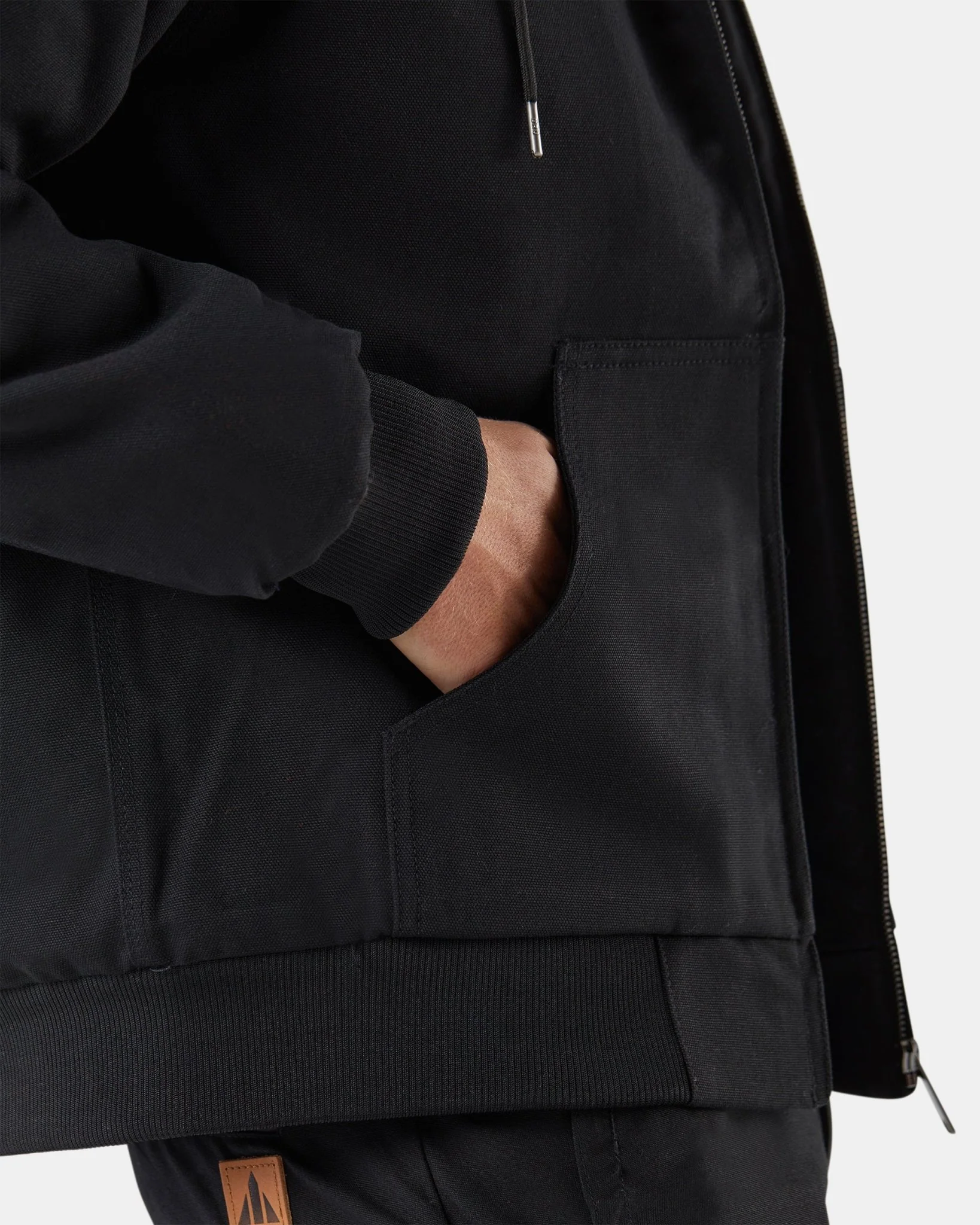 BAD MICHIGAN™ HEAVY-DUTY COTTON CANVAS HOODED JACKET - Image 6