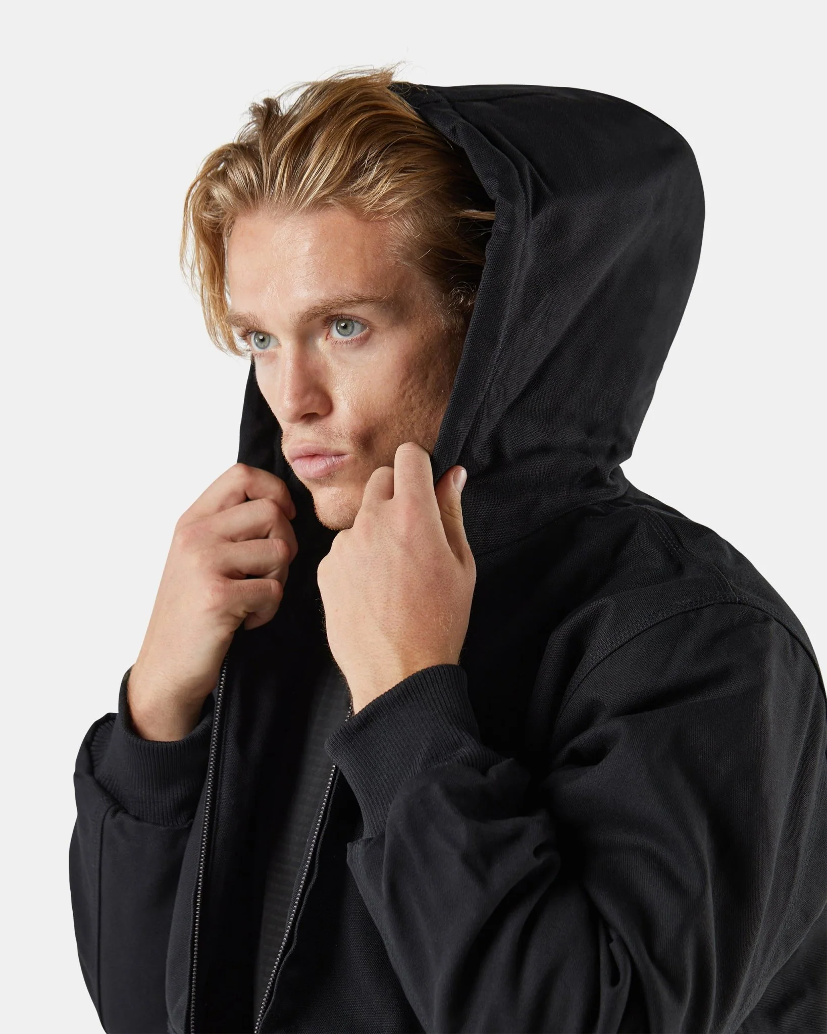 BAD MICHIGAN™ HEAVY-DUTY COTTON CANVAS HOODED JACKET - Image 7