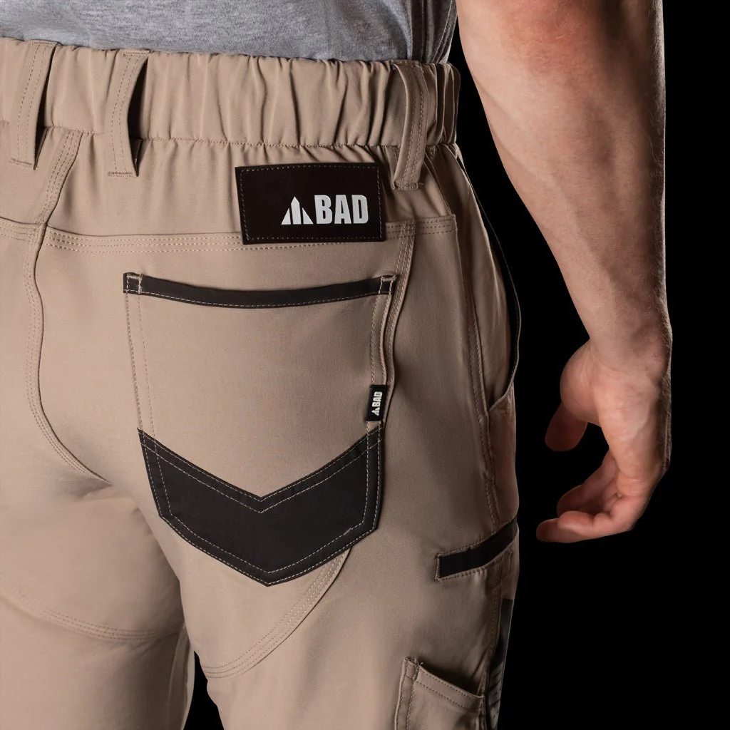 BAD NEXT™ WATERPROOF ELASTIC WAIST CUFFED WORK PANTS - Image 4