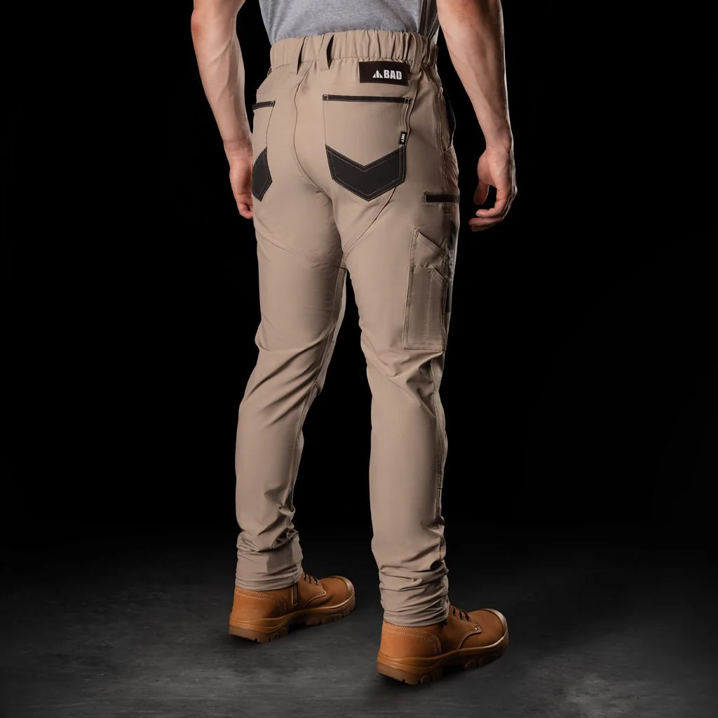 BAD NEXT™ WATERPROOF ELASTIC WAIST WORK PANTS - Image 3