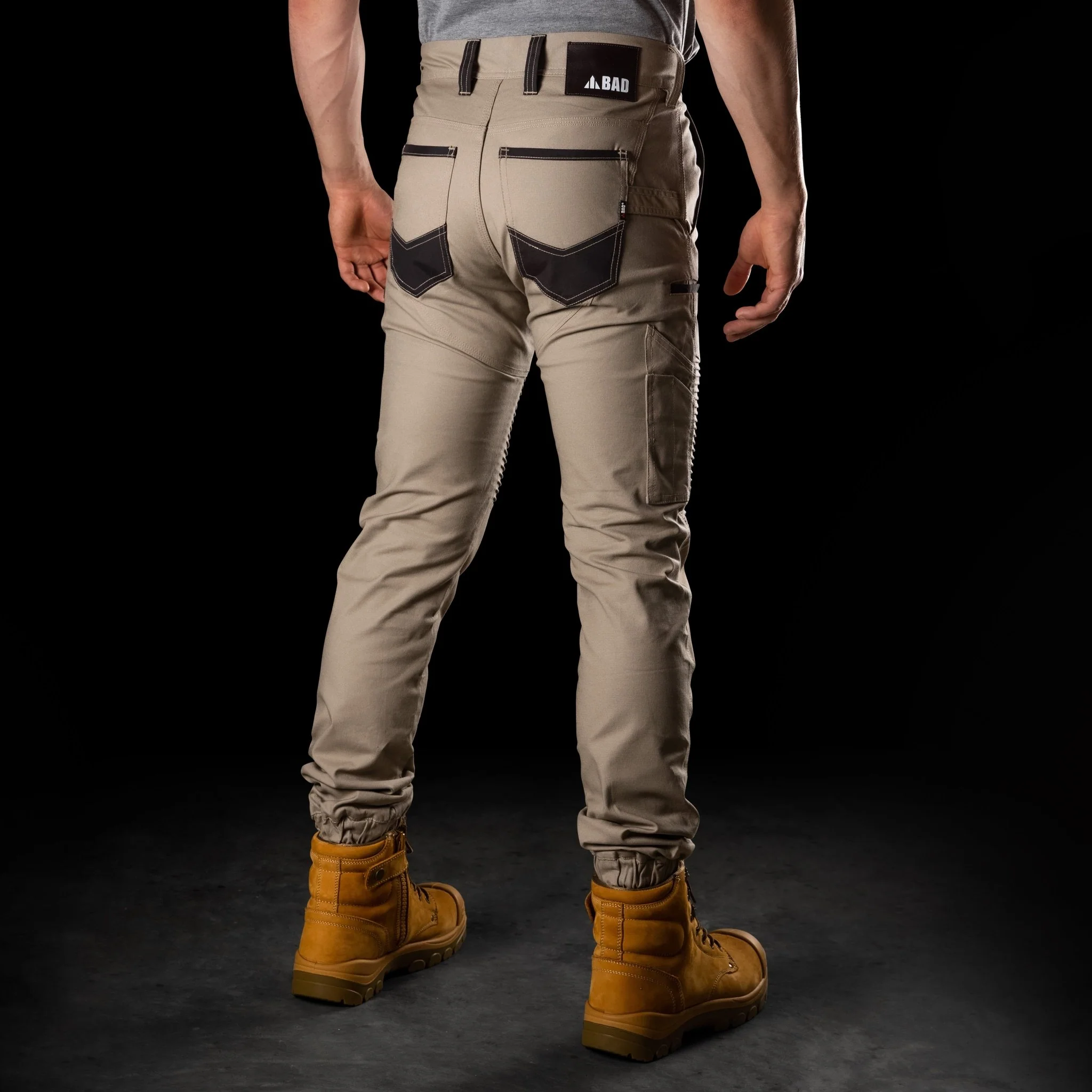 BAD REDEMPTION™ SLIM FIT CUFFED WORK PANTS - Image 3