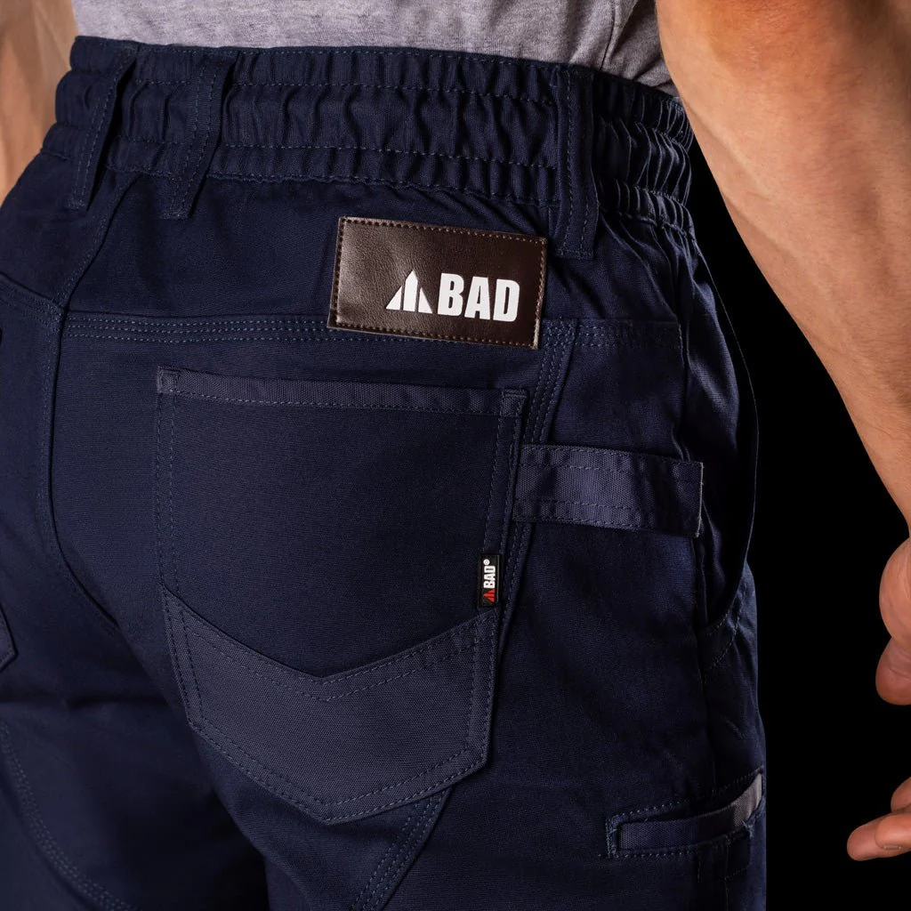 BAD SAVIOUR™ CUFFED ELASTIC WAIST WORK PANTS WITH 3M TAPE - Image 4