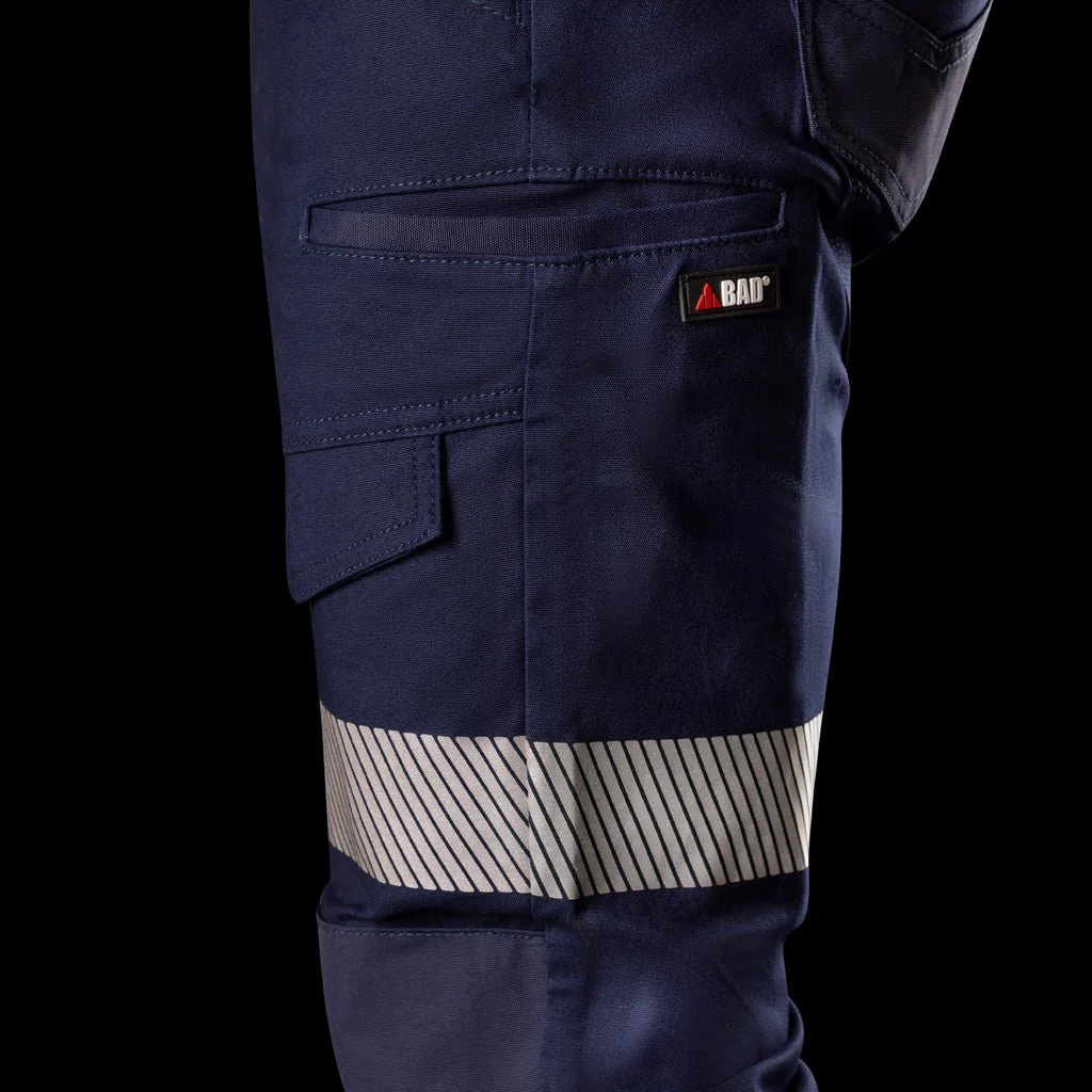 BAD SAVIOUR™ CUFFED ELASTIC WAIST WORK PANTS WITH 3M TAPE - Image 6