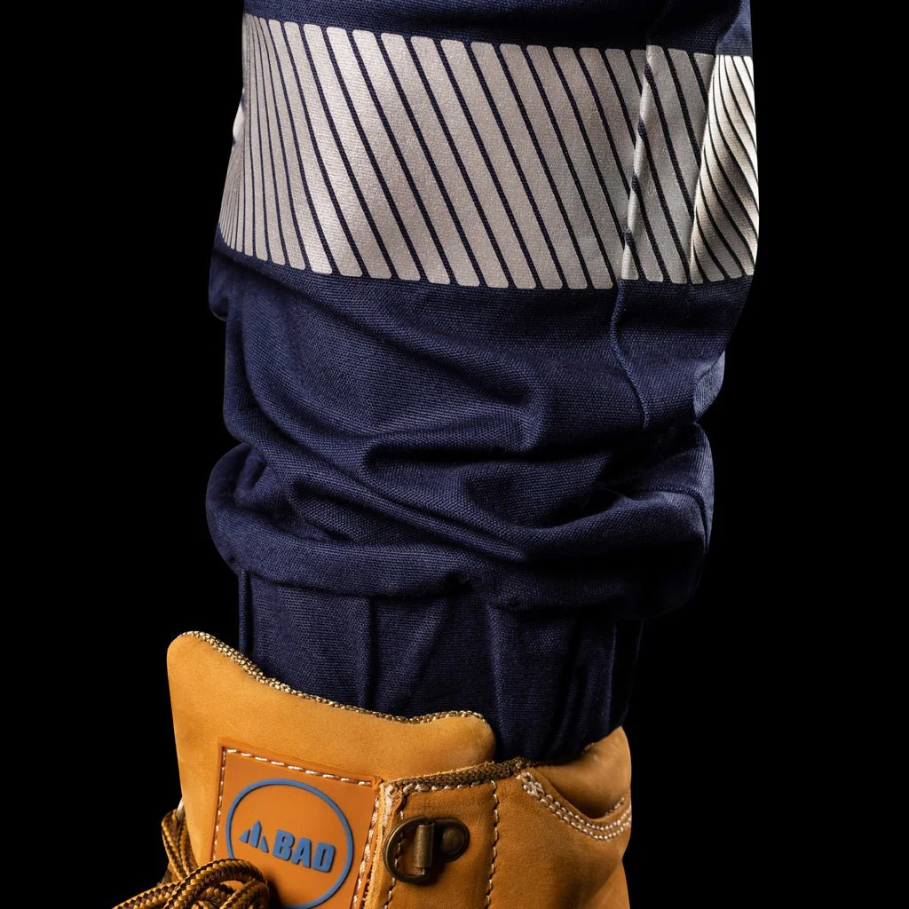 BAD SAVIOUR™ CUFFED ELASTIC WAIST WORK PANTS WITH 3M TAPE - Image 8