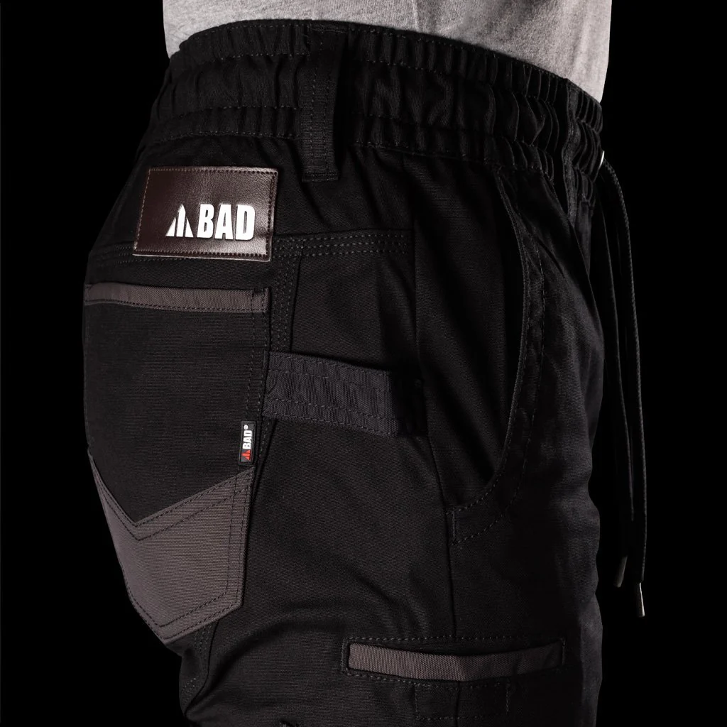 BAD SAVIOUR™ CUFFED ELASTIC WAIST WORK PANTS - Image 23