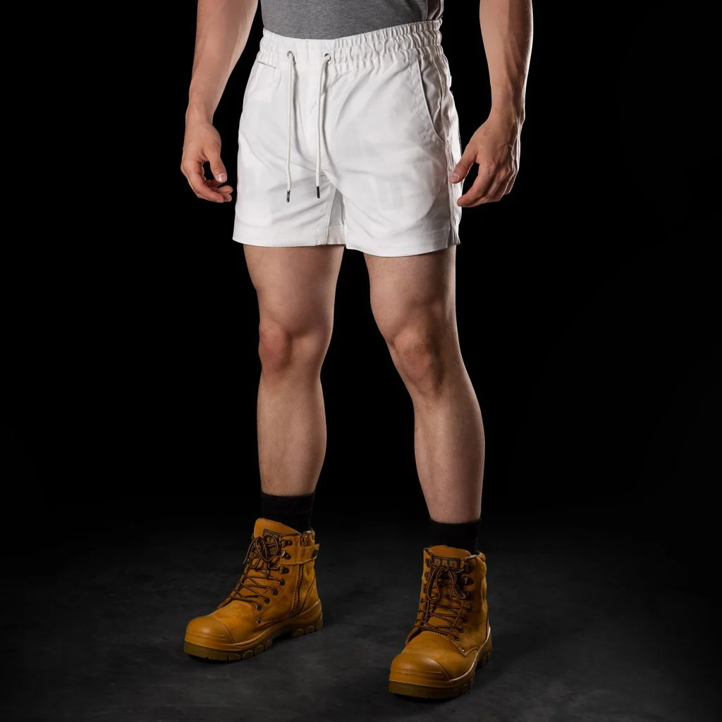BAD SAVIOUR™ ELASTIC WAIST WORK SHORT SHORTS - Image 14