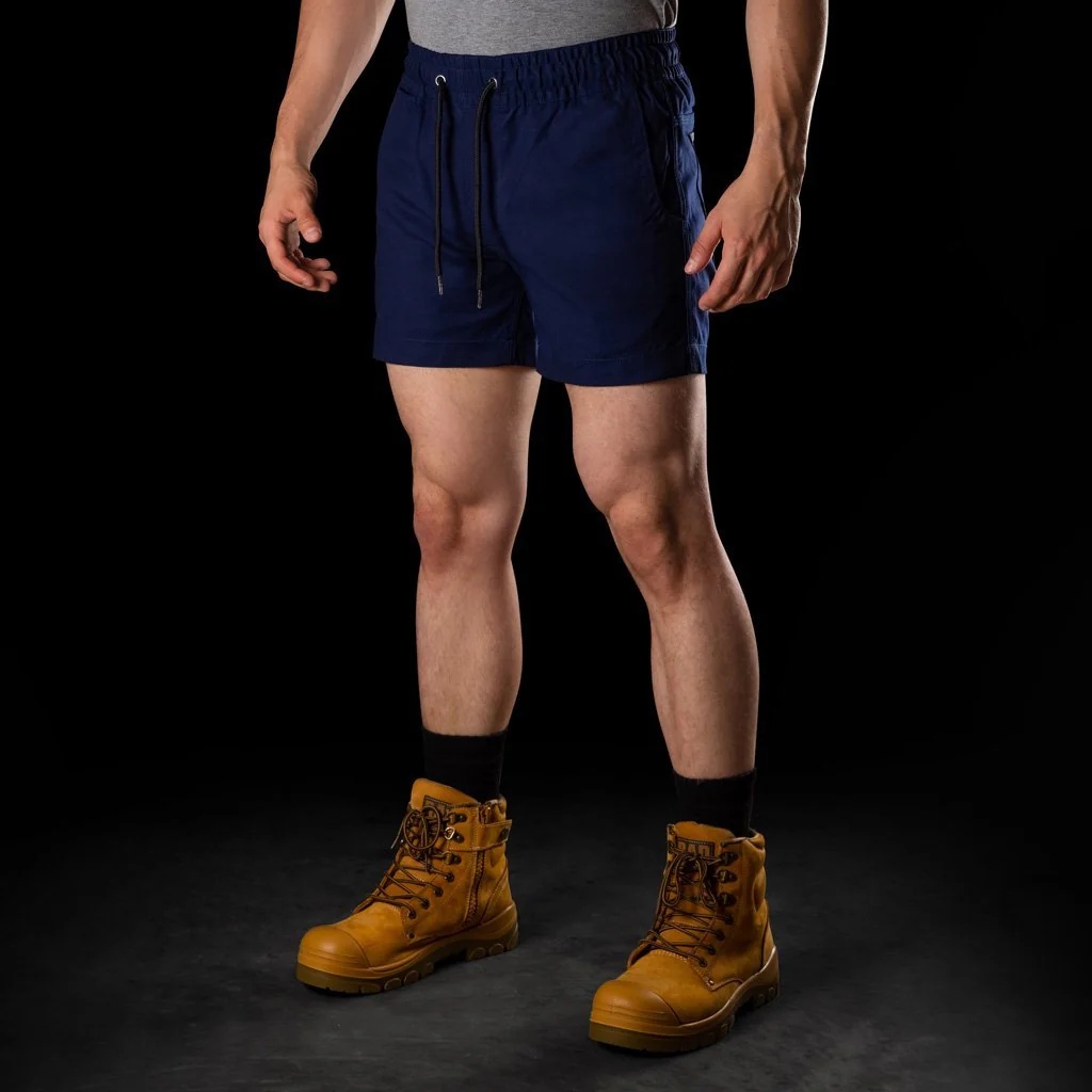 BAD SAVIOUR™ ELASTIC WAIST WORK SHORT SHORTS - Image 5