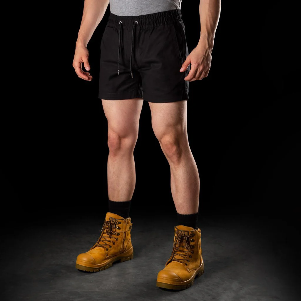 BAD SAVIOUR™ ELASTIC WAIST WORK SHORT SHORTS - Image 9