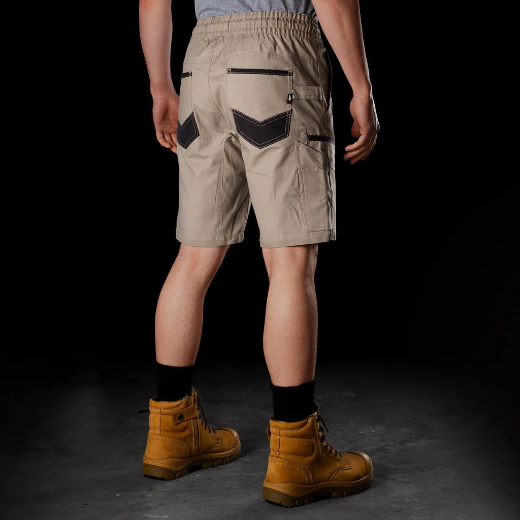 BAD SAVIOUR™ ELASTIC WAIST WORK SHORTS - Image 3