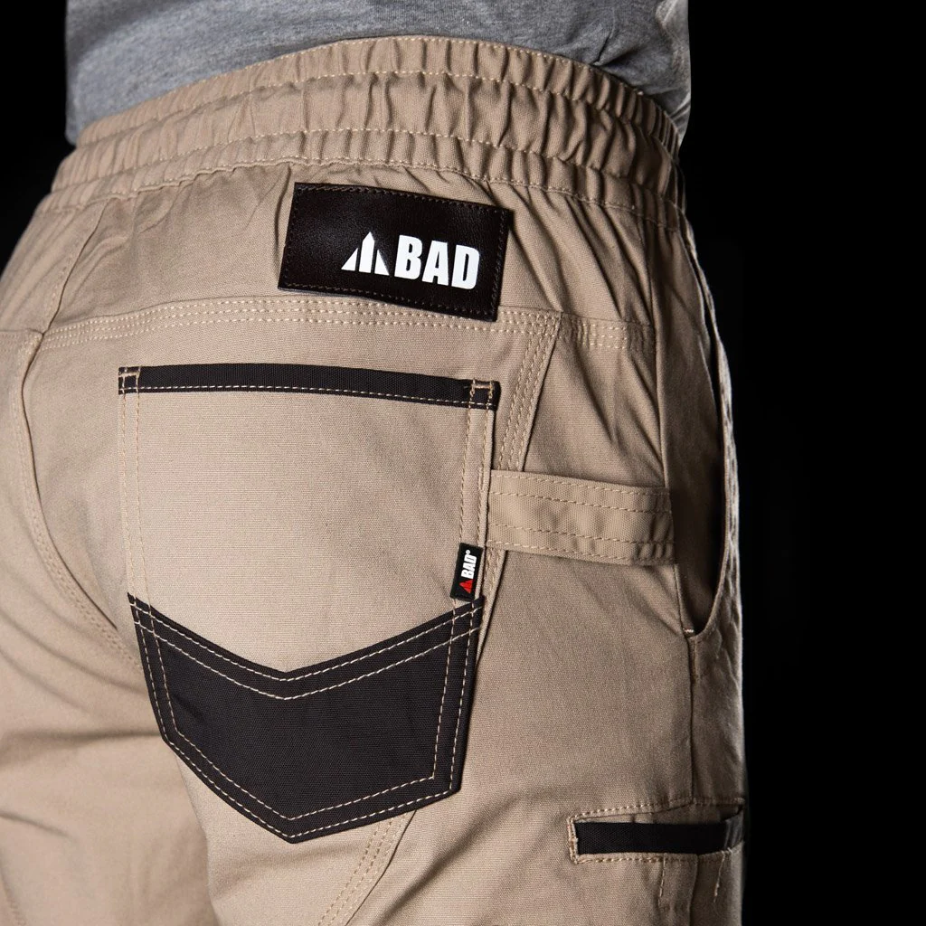 BAD SAVIOUR™ ELASTIC WAIST WORK SHORTS - Image 4