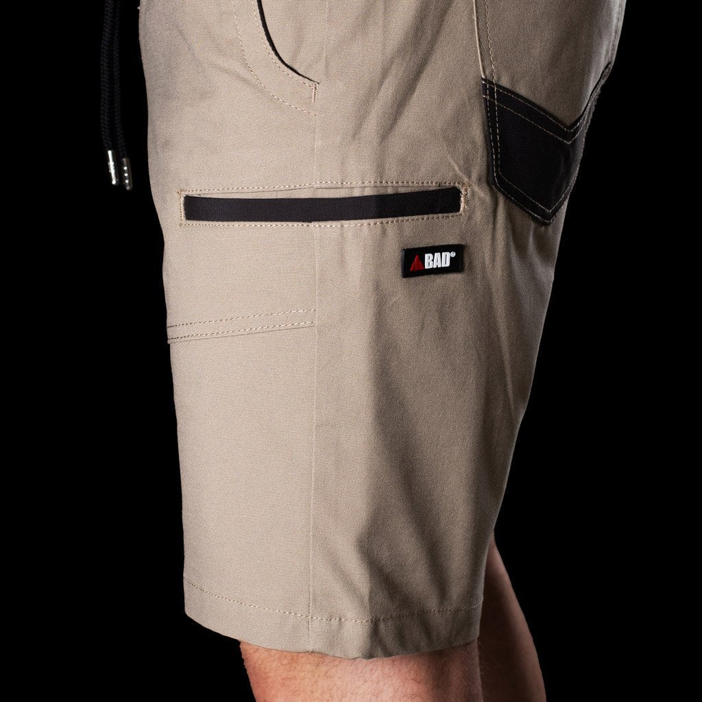 BAD SAVIOUR™ ELASTIC WAIST WORK SHORTS - Image 6