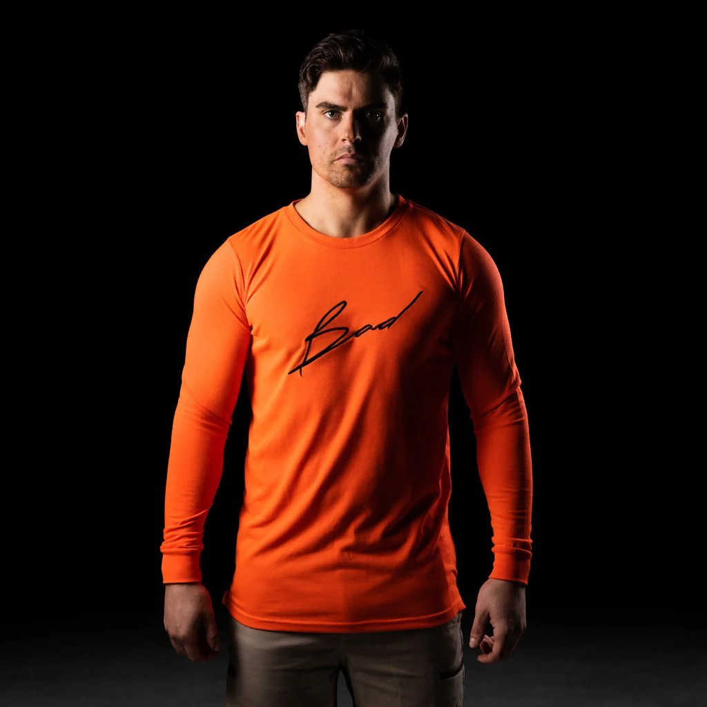 BAD SCRIPT™ HI-VIS L/S T-SHIRT - Image 2