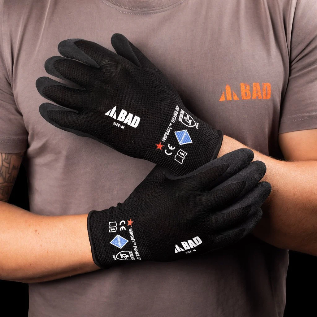 BAD STEALTH™ NITRILE GRIPSAFE WORK GLOVES - Image 2