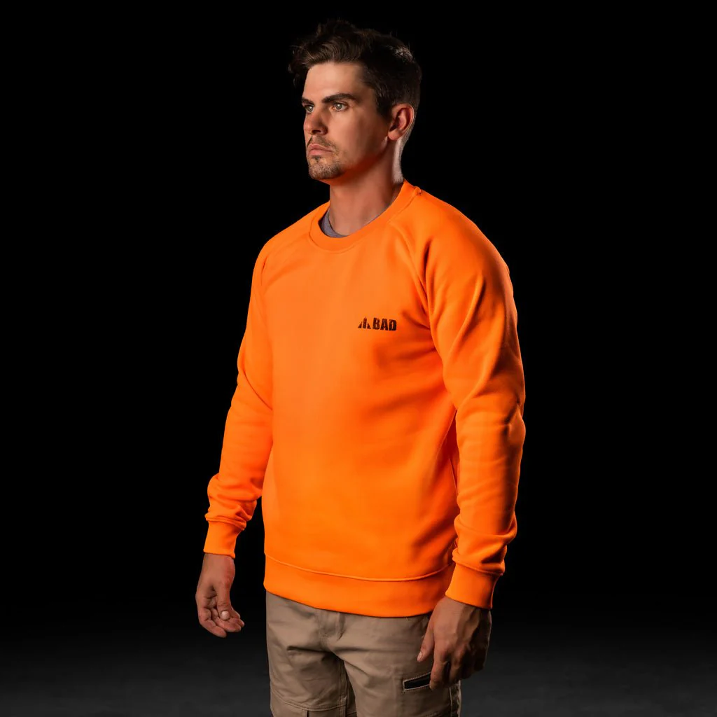 BAD TRADEMARK™ HEAVYWEIGHT FLEECE CREW SWEATER - Image 3