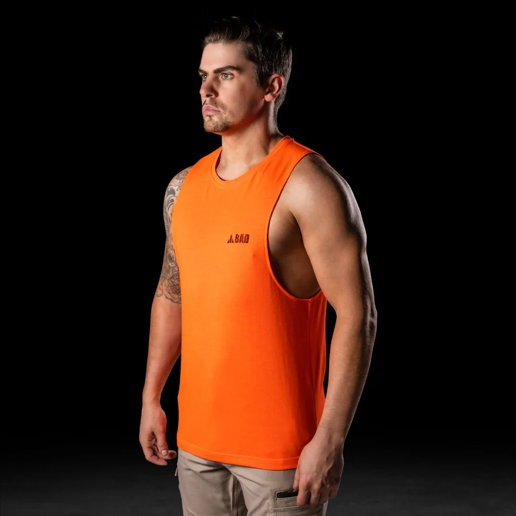 BAD® TRADEMARK HI-VIS SINGLET - Image 3