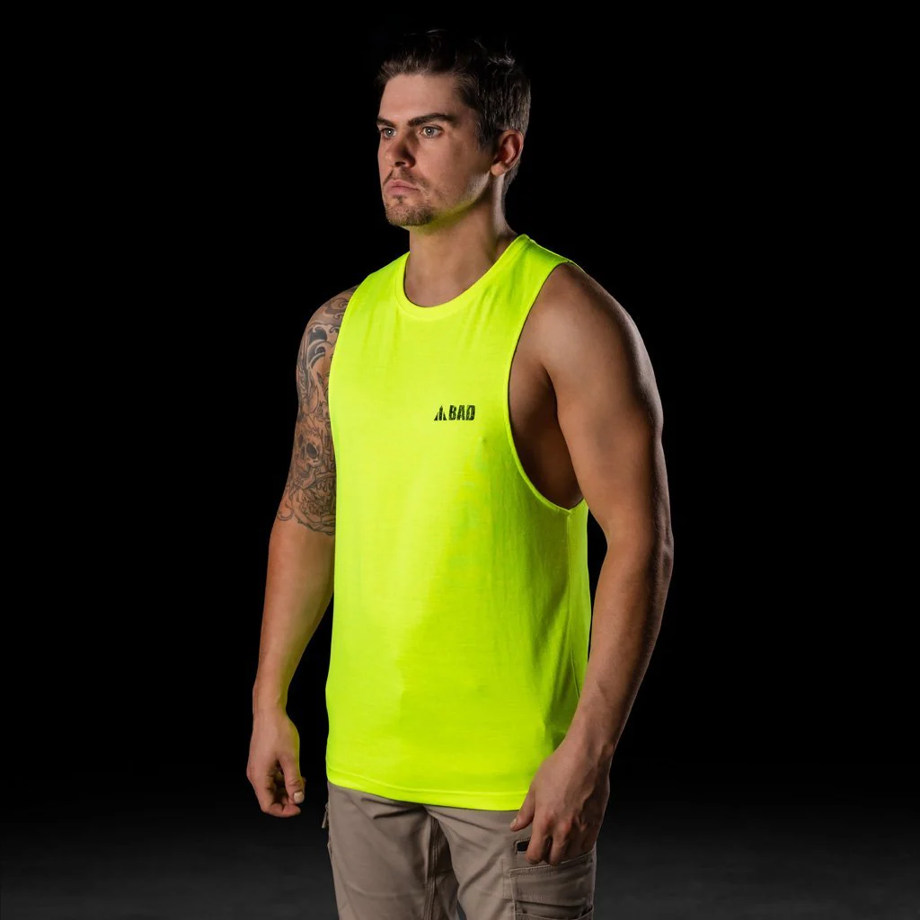 BAD® TRADEMARK HI-VIS SINGLET - Image 7