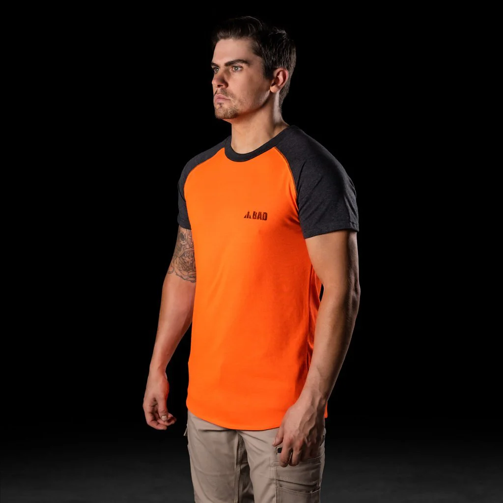 BAD® TRADEMARK RAGLAN HI-VIS S/S T-SHIRT - Image 2