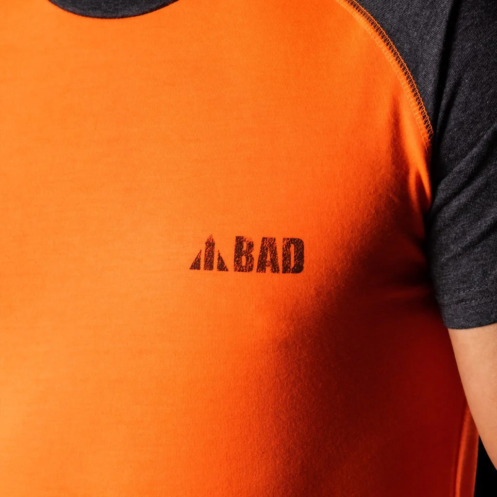 BAD® TRADEMARK RAGLAN HI-VIS S/S T-SHIRT - Image 3
