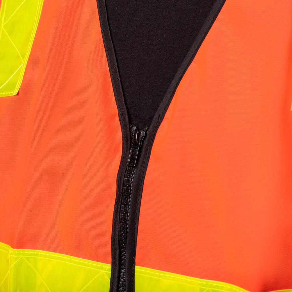 BAD VIC ROADS HI-VIS DAY/NIGHT ZIP SAFETY VEST - Image 5