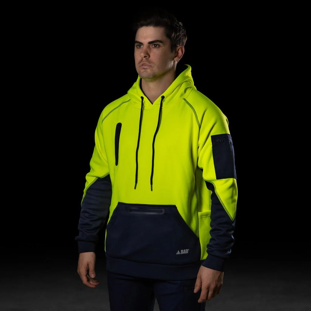 BAD WATERPROOF RAIN-DEFEND™ HI-VIS FLEECE HOODIE - Image 15