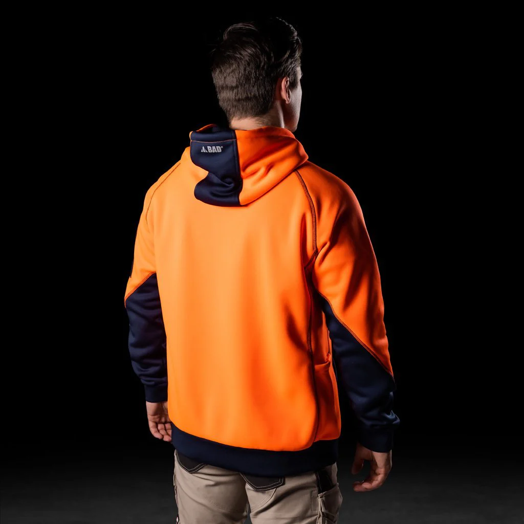 BAD WATERPROOF RAIN-DEFEND™ HI-VIS FLEECE HOODIE - Image 3
