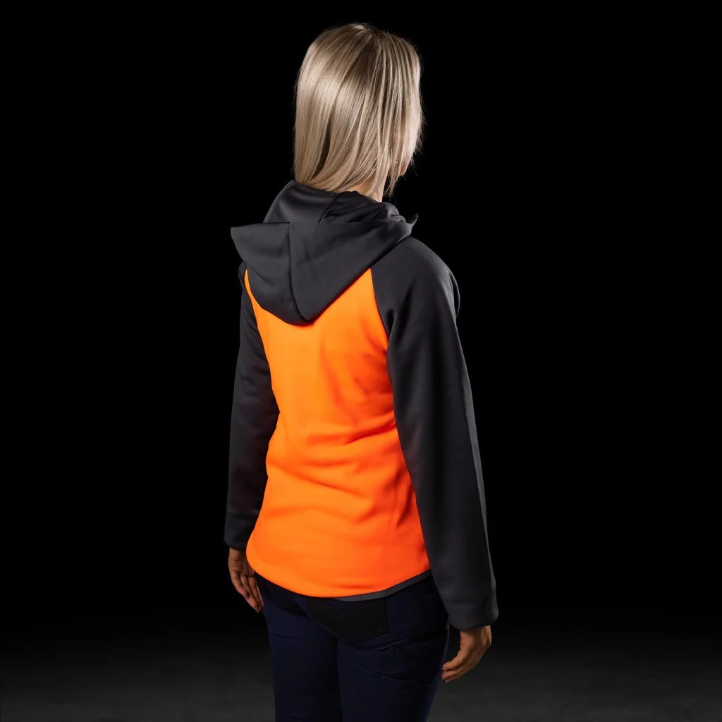 BAD WOMENS ENDURANCE™ HI-VIS FLEECE HOODIE - Image 11