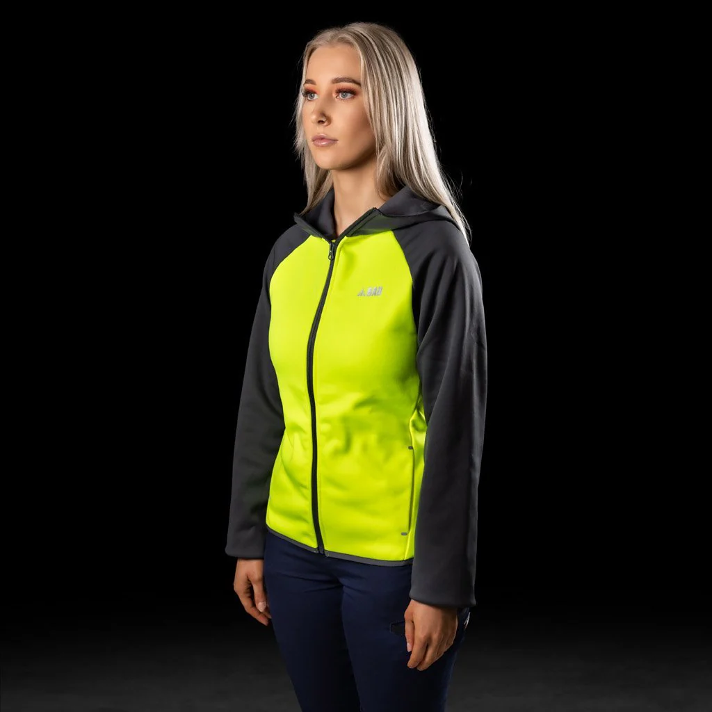 BAD WOMENS ENDURANCE™ HI-VIS FLEECE HOODIE - Image 14